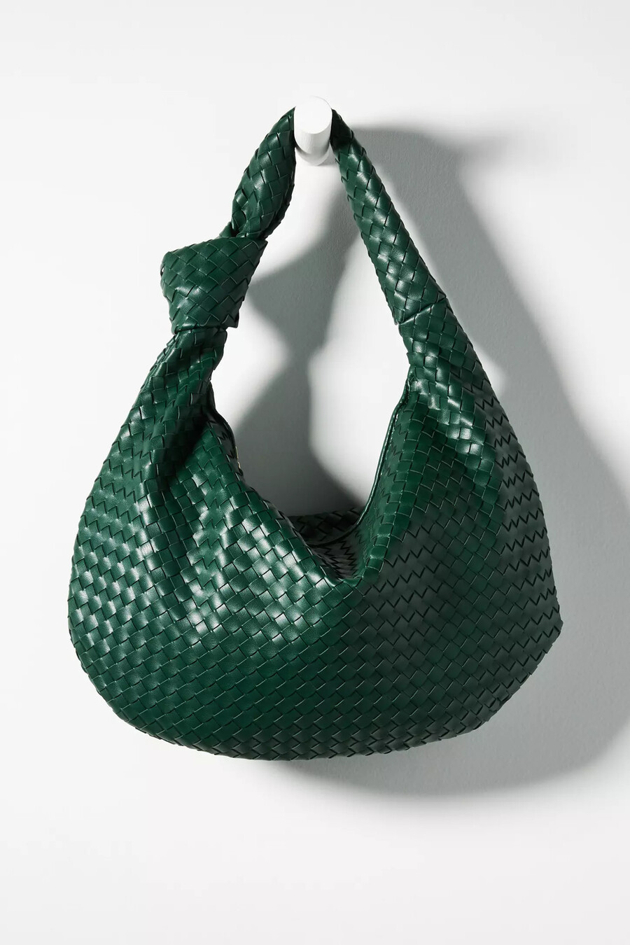 borsa a tracolla grande in similpelle brigitte di melie bianco