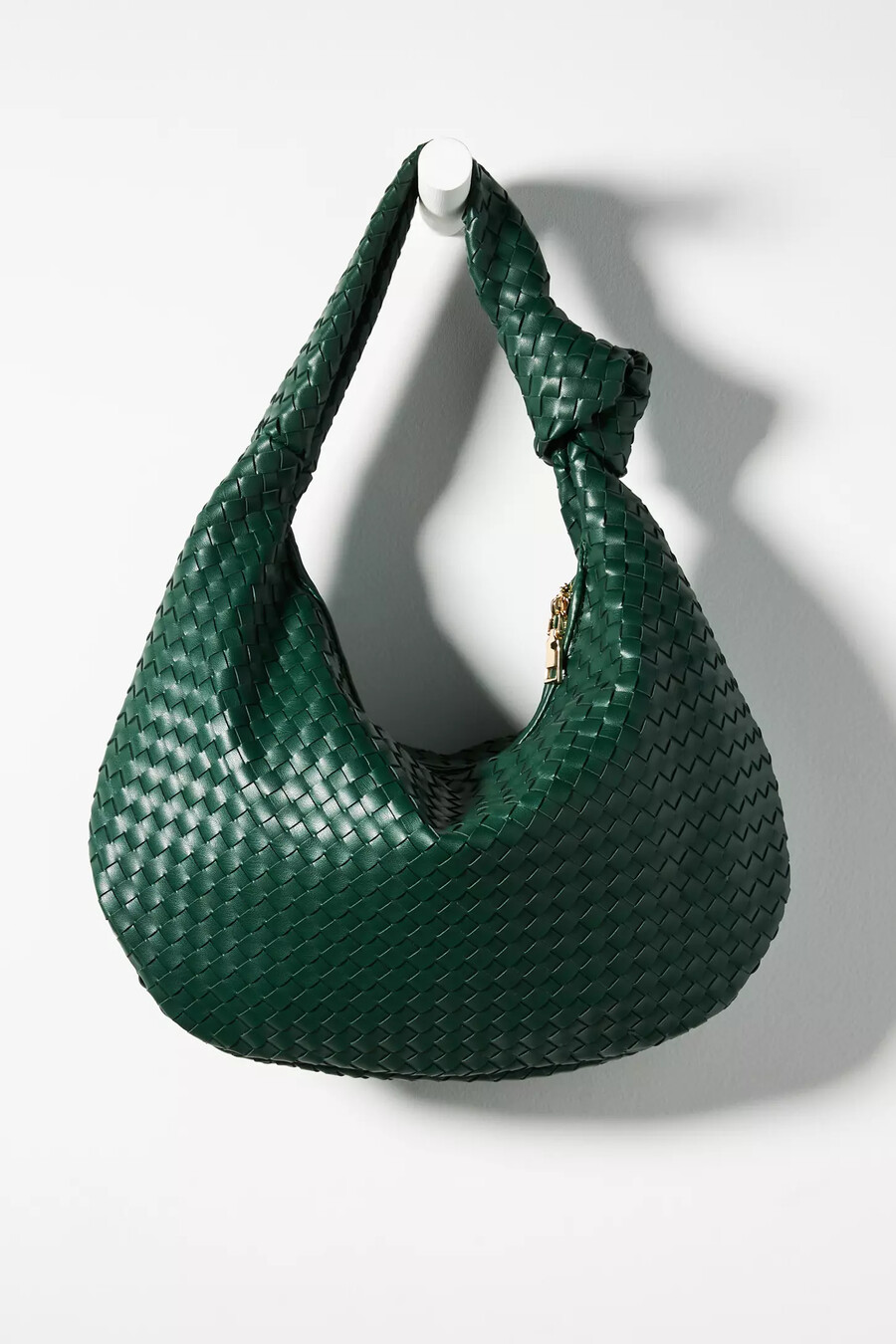 borsa a tracolla grande in similpelle brigitte di melie bianco