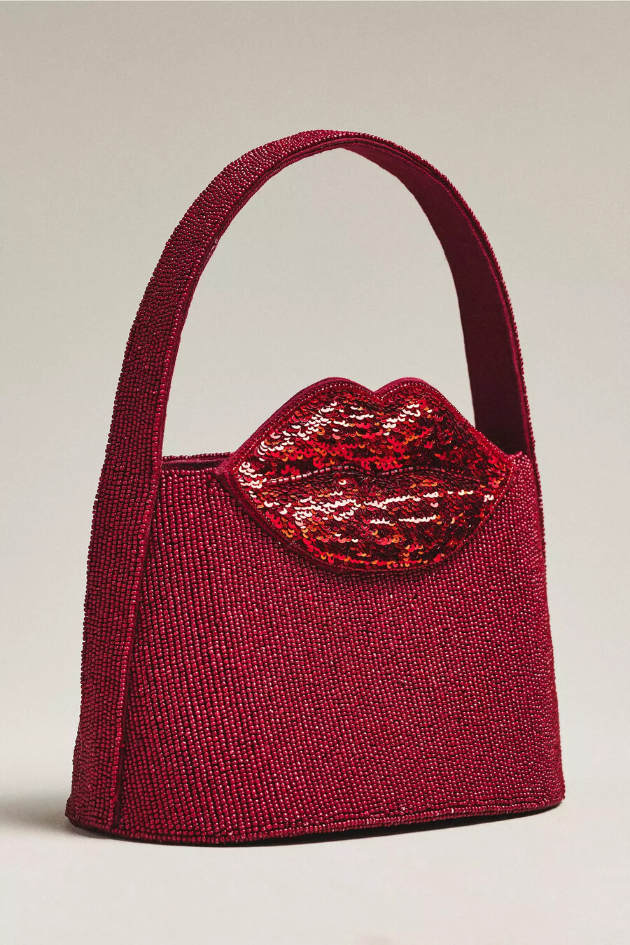 borsa tote con icona di perline maeve