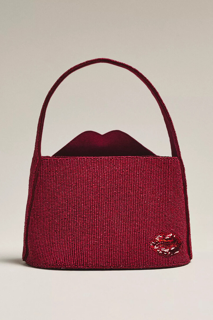 borsa tote con icona di perline maeve