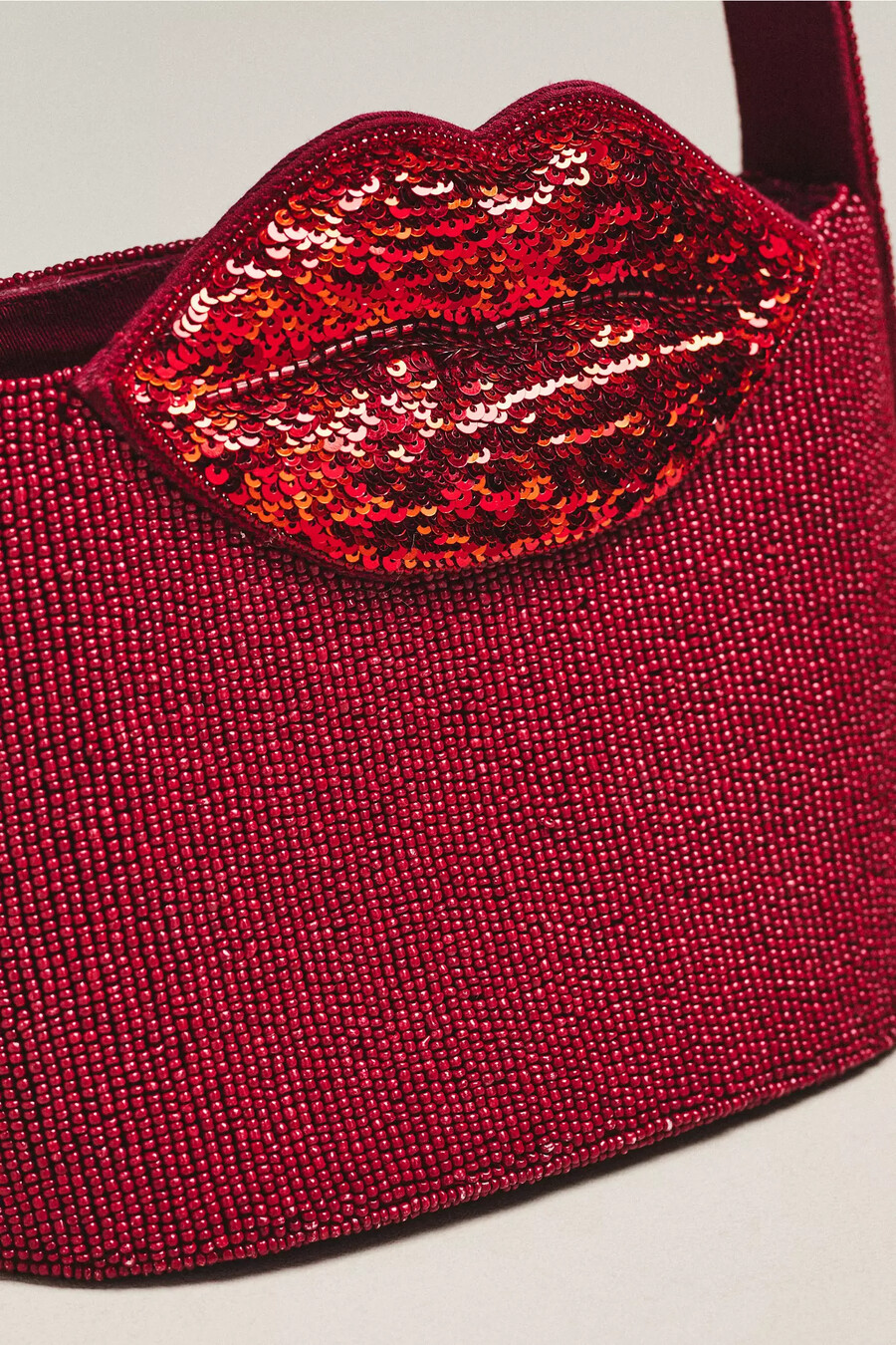 borsa tote con icona di perline maeve