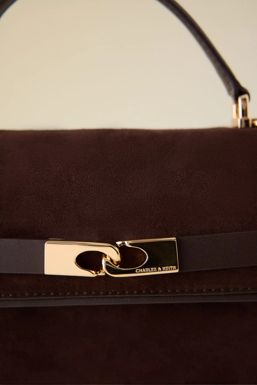 borsa con manico superiore e cintura arlet di charles keith
