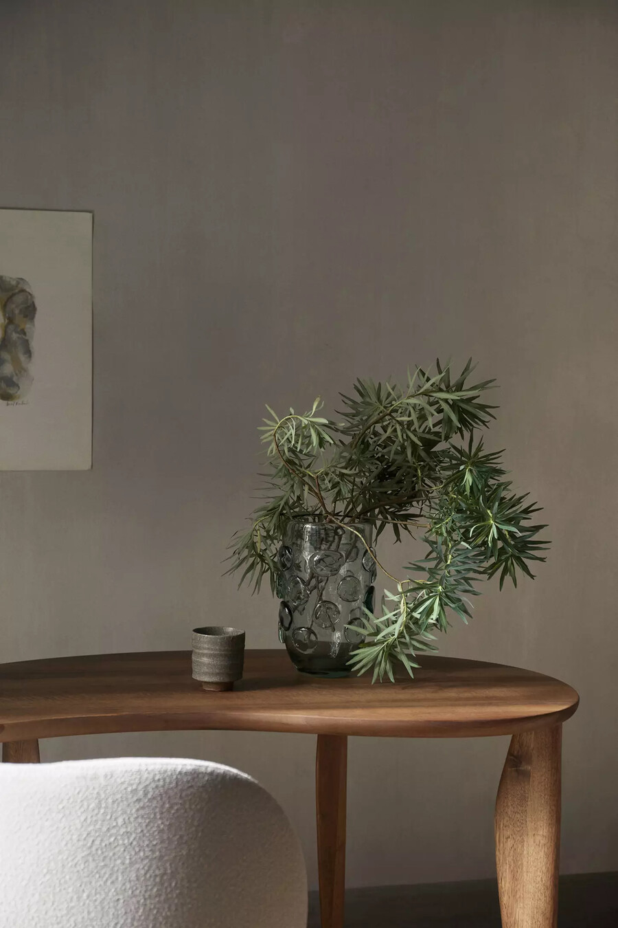 scrivania feve in noce di ferm living