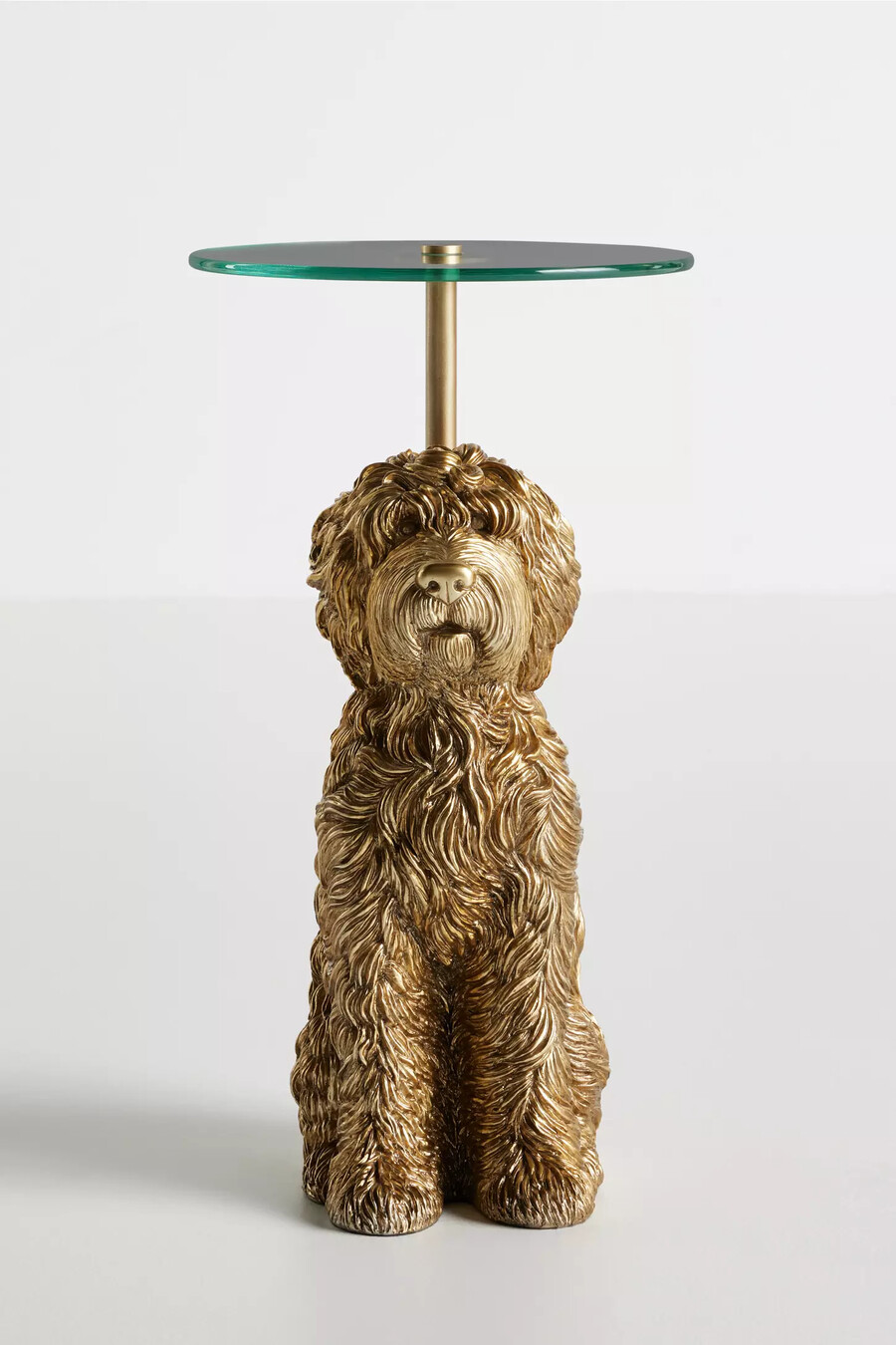 tavolino laterale con icona del cane