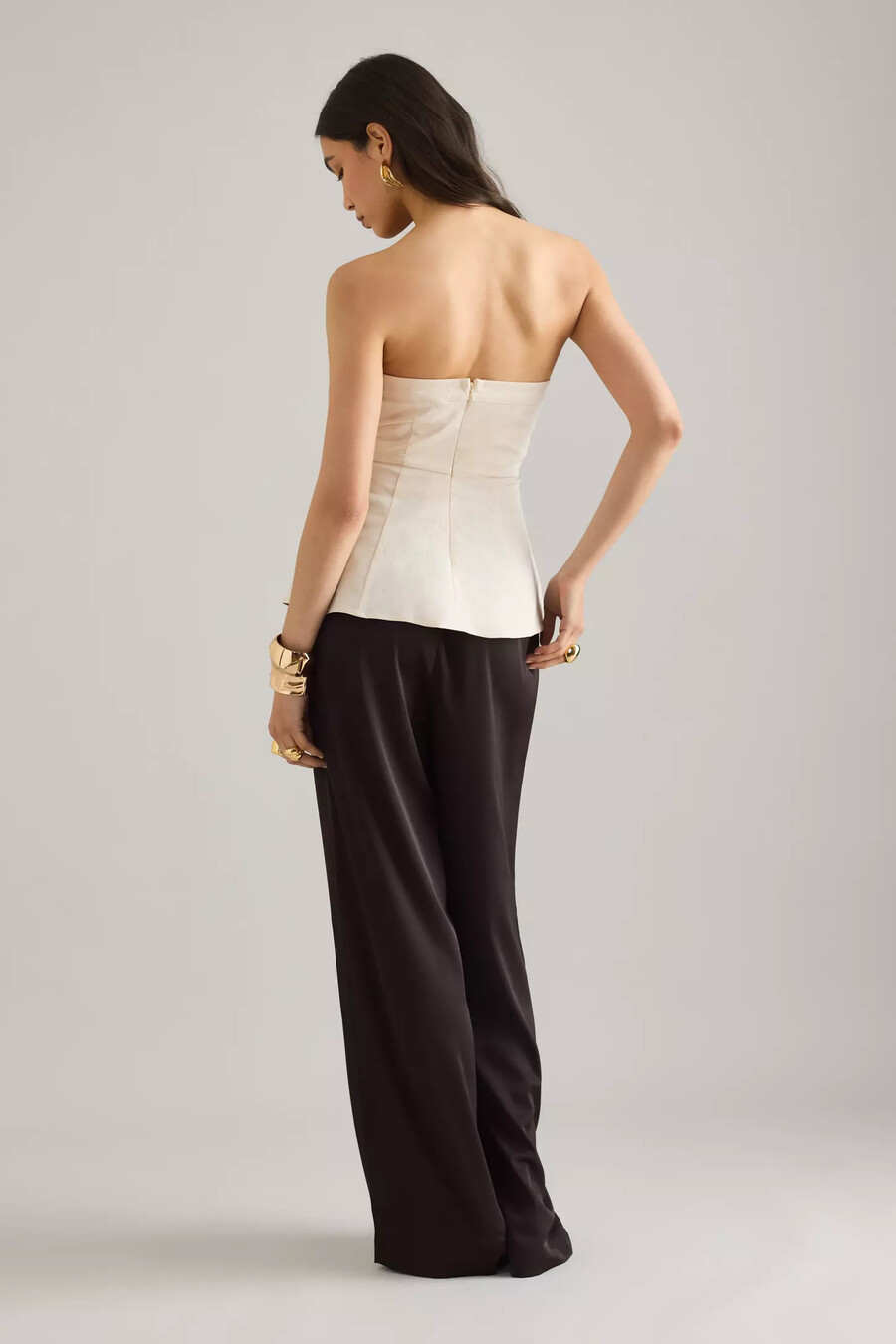 top corsetto senza spalline maeve