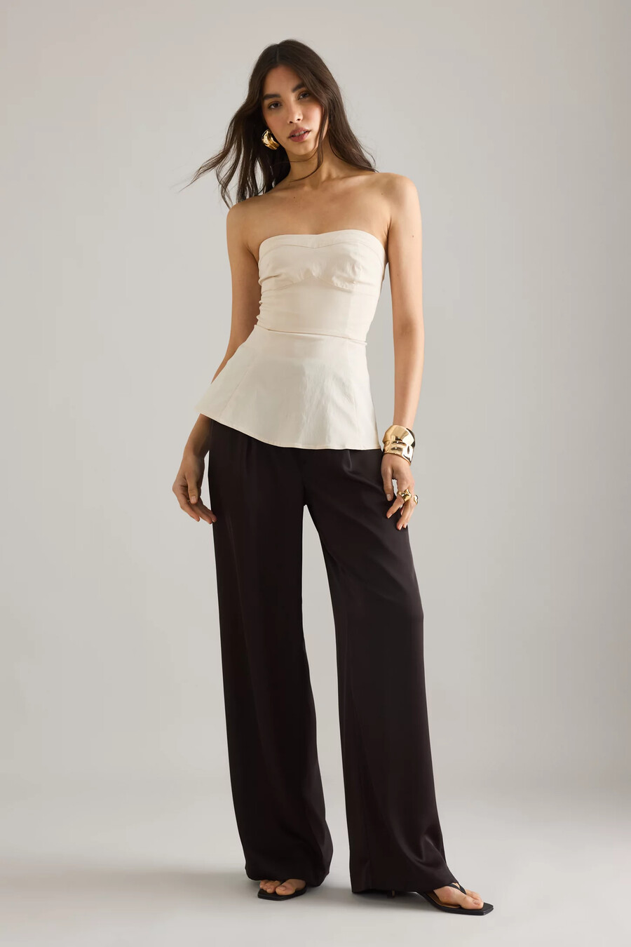 top corsetto senza spalline maeve