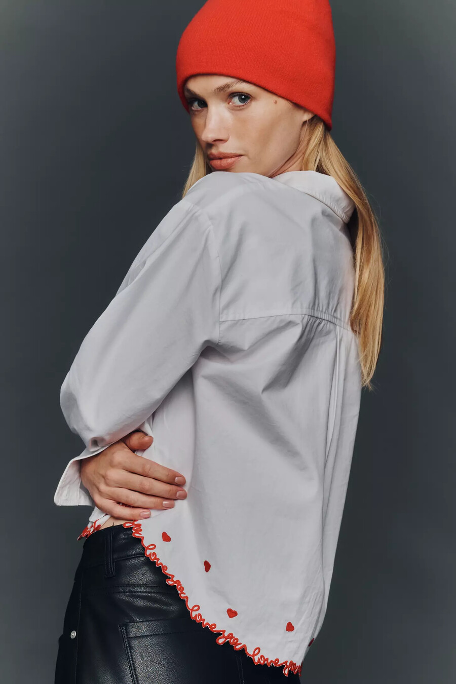 camicia corta con bottoni maeve