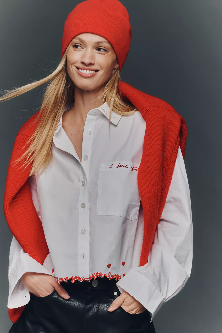 camicia corta con bottoni maeve