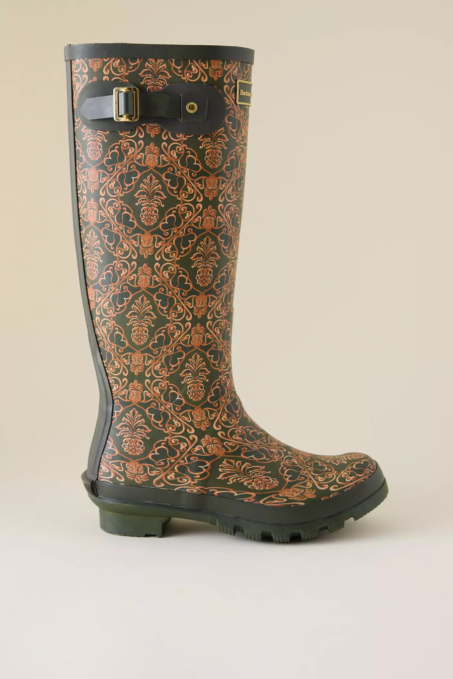 stivali wellington barbour x farm rio cami pineapple