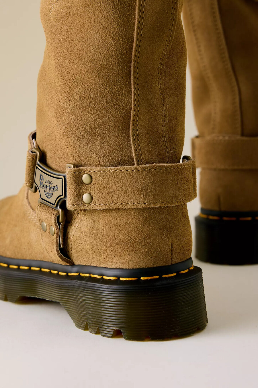 stivali da motociclista in pelle dr. martens anistone