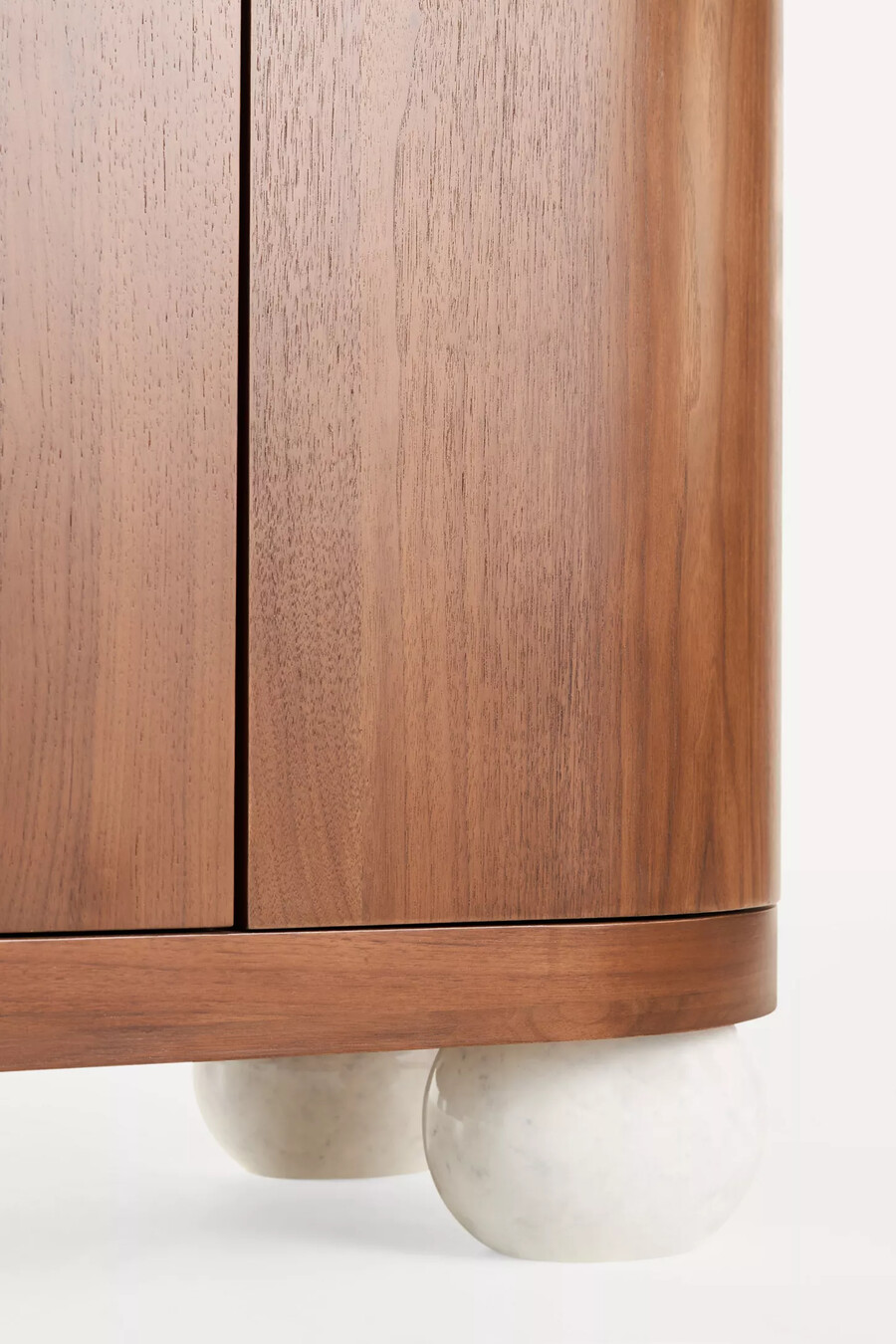 credenza vivienne in legno con piano in marmo da 68