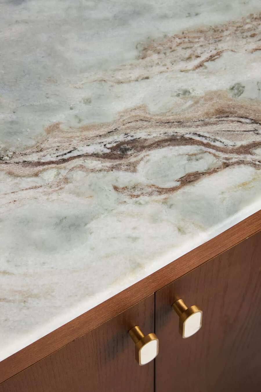 credenza rettangolare brentley con piano in marmo