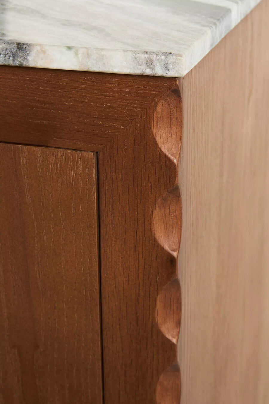 credenza rettangolare brentley con piano in marmo