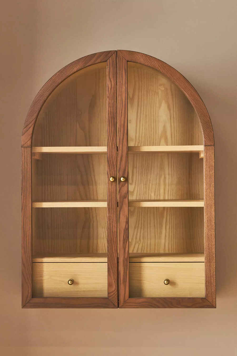mobiletto da bagno in legno di felce