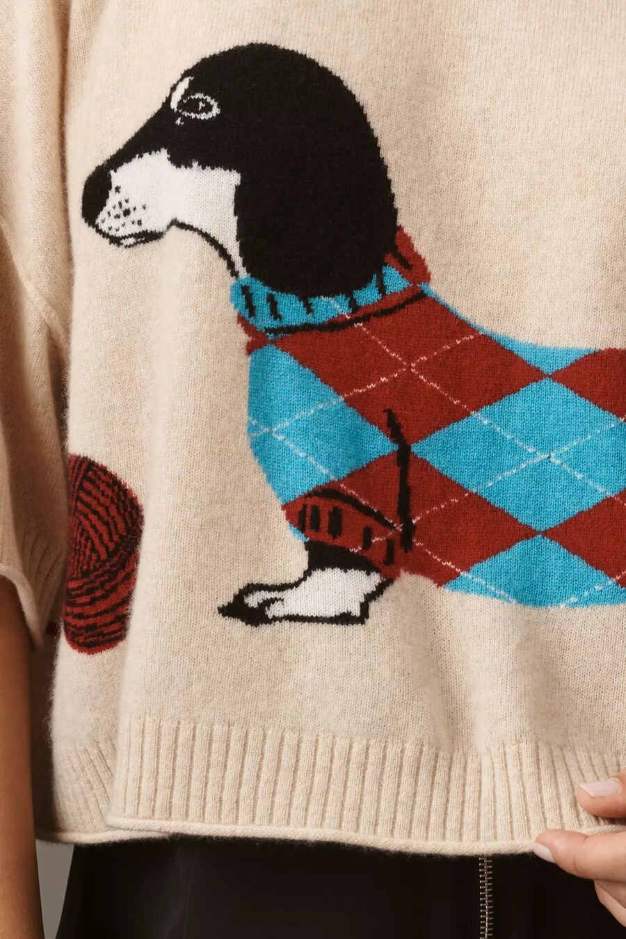 maglione girocollo in cashmere the goldie