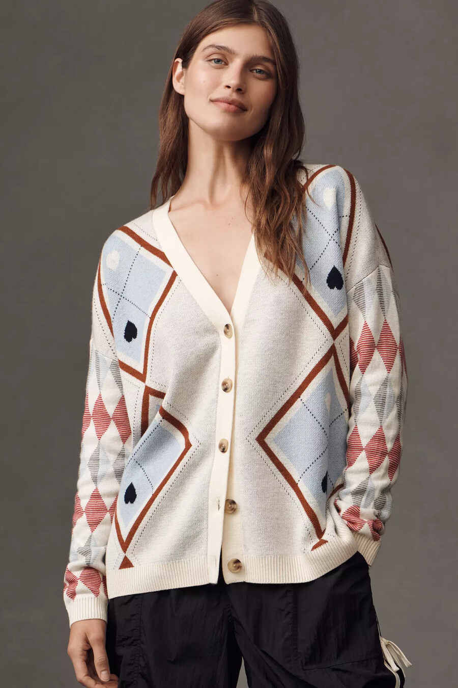 cardigan maeve argyle hardware