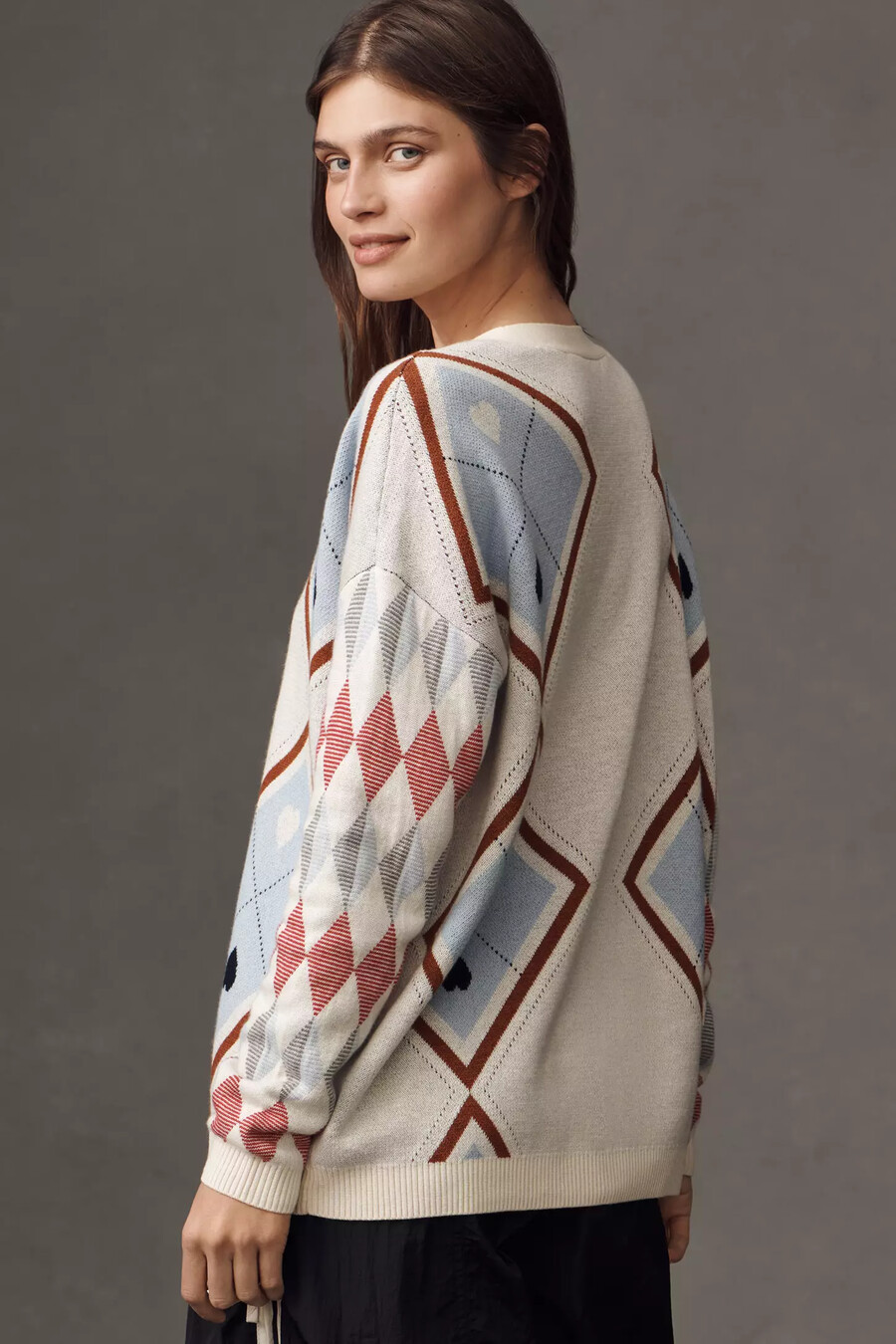 cardigan maeve argyle hardware
