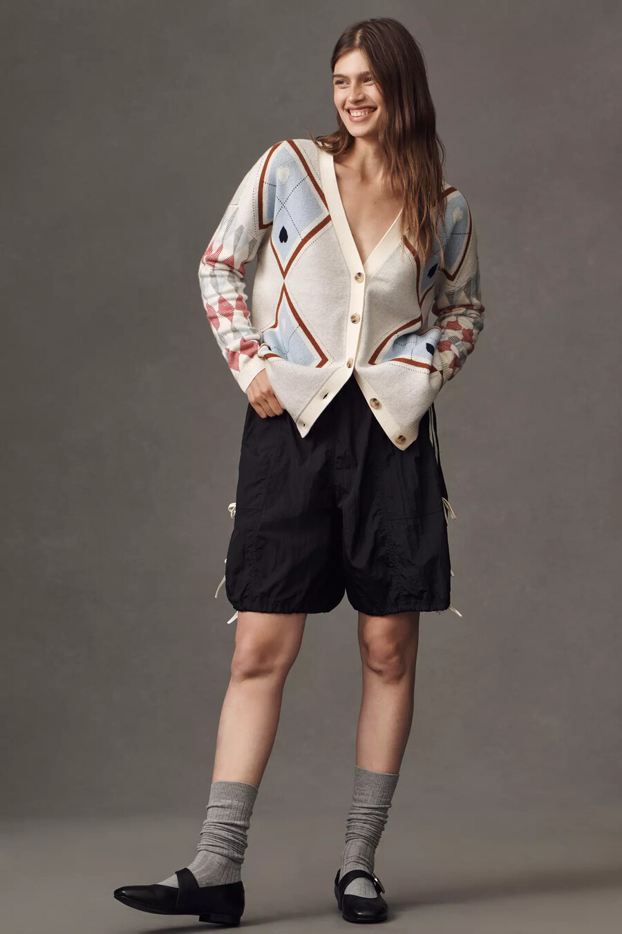 cardigan maeve argyle hardware
