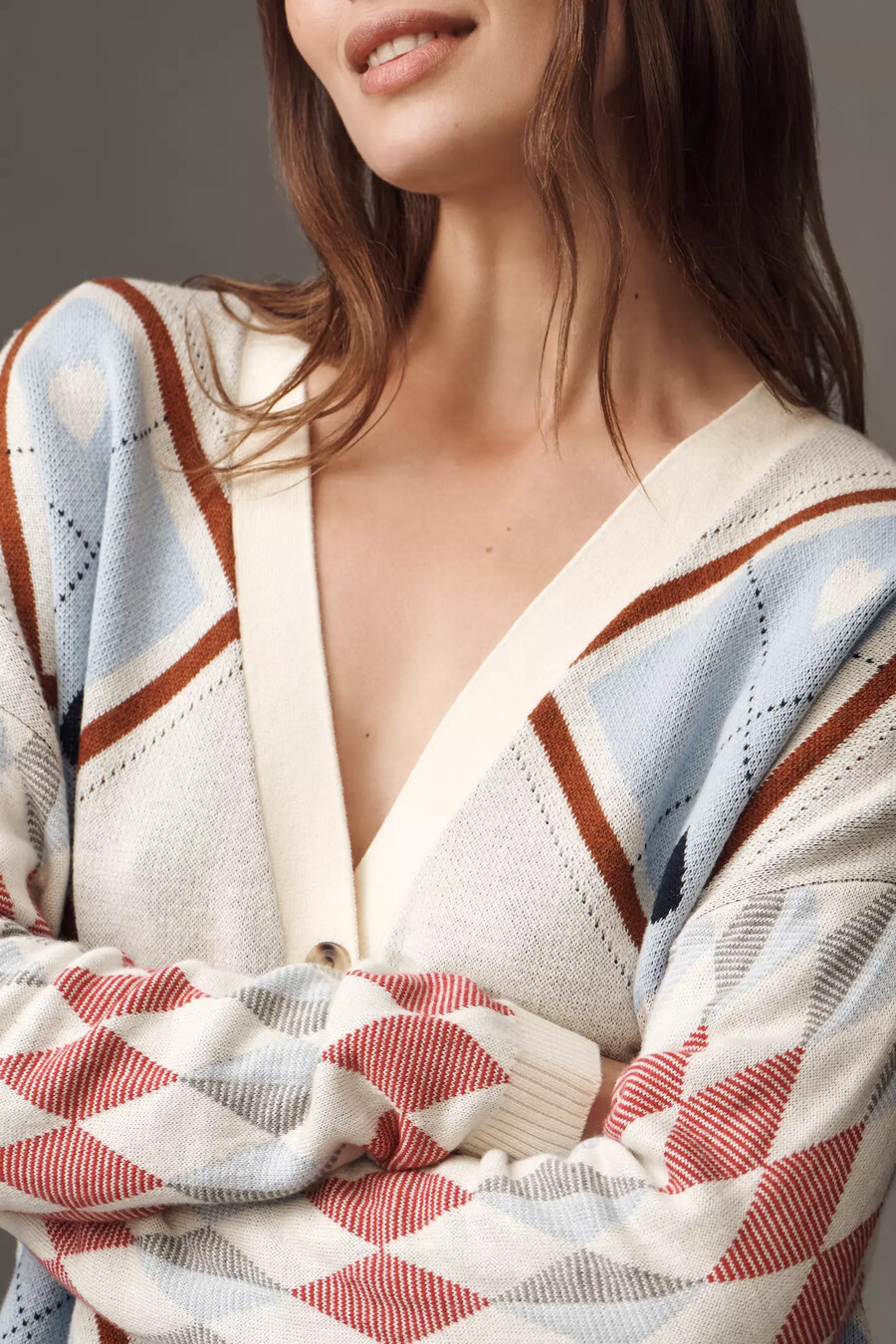 cardigan maeve argyle hardware