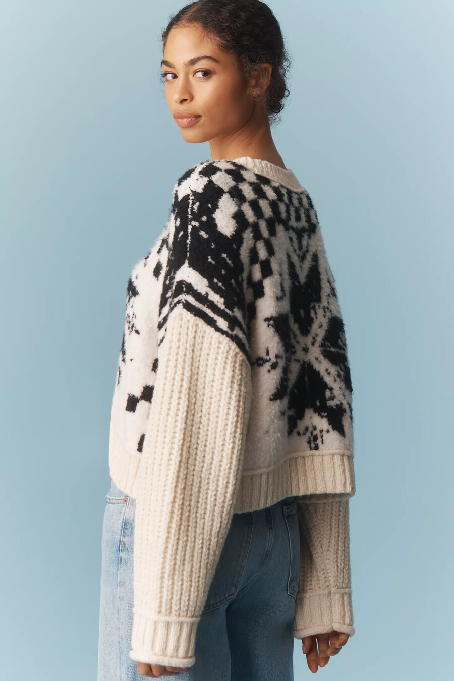 maglione nordico girocollo pilcro