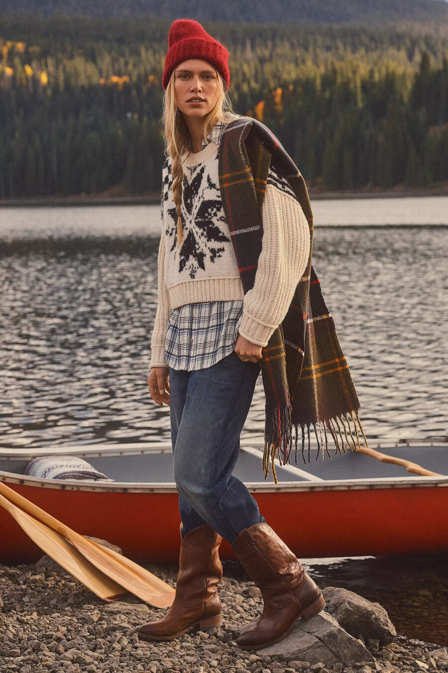 maglione nordico girocollo pilcro
