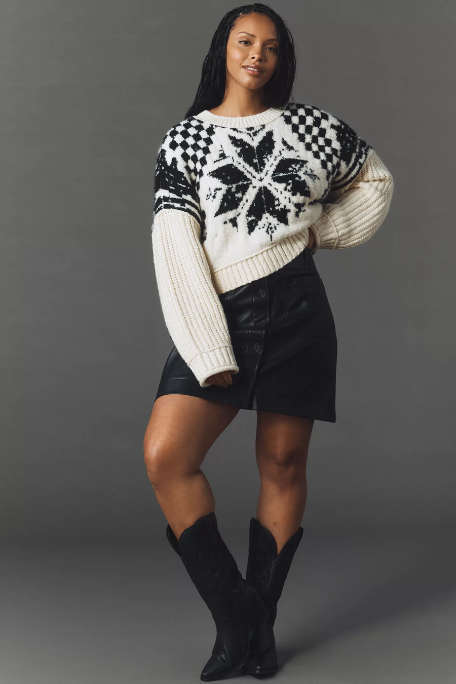 maglione nordico girocollo pilcro