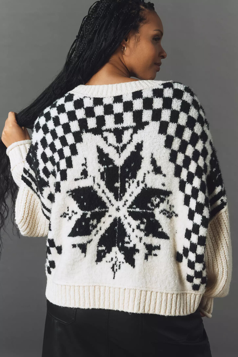 maglione nordico girocollo pilcro