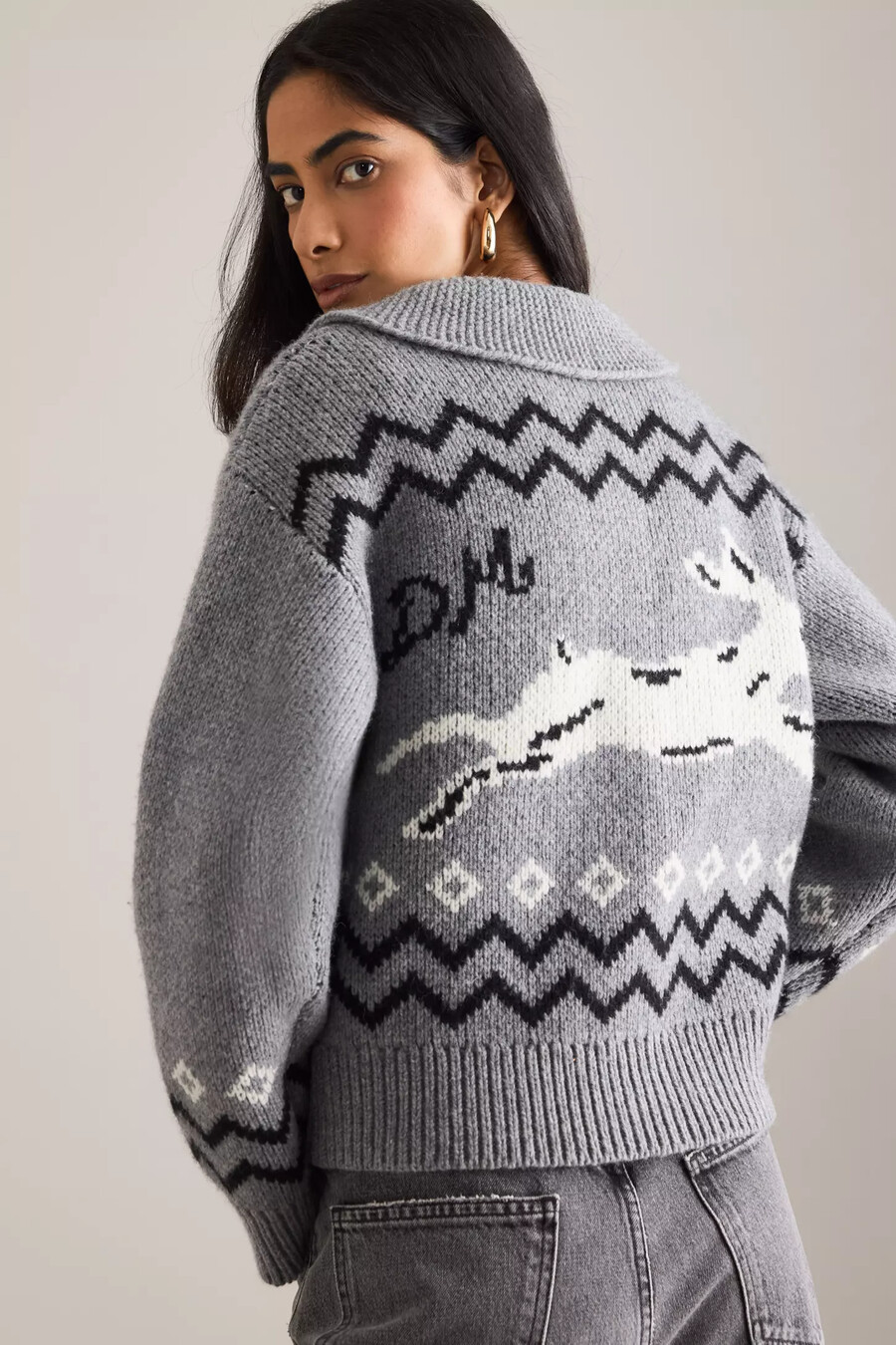 cardigan cecily in prugna e robbia