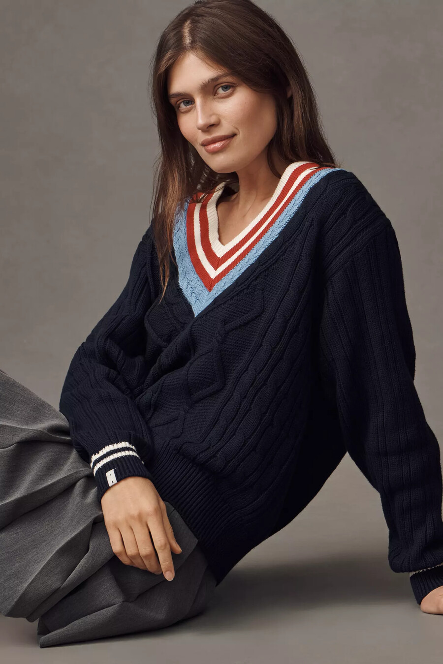 maglione con scollo a v josette di the upside x anthropologie