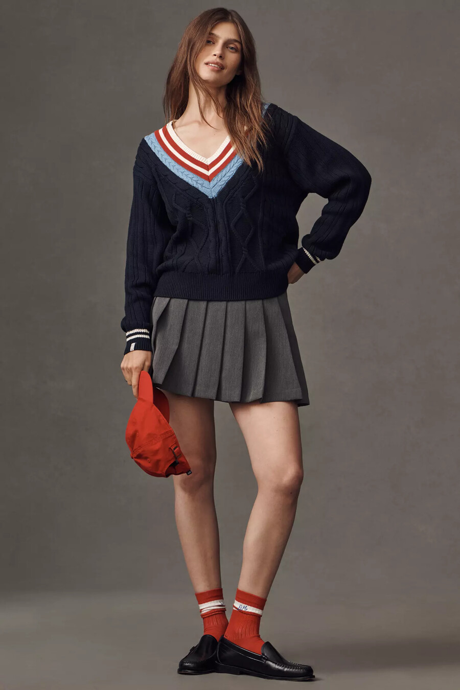 maglione con scollo a v josette di the upside x anthropologie