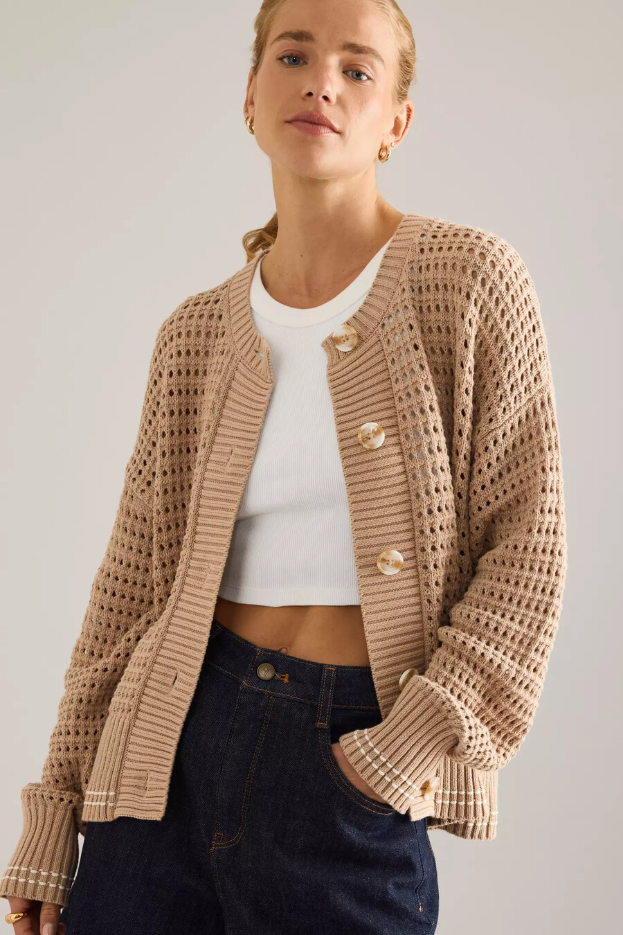 cardigan rilassato varley kris