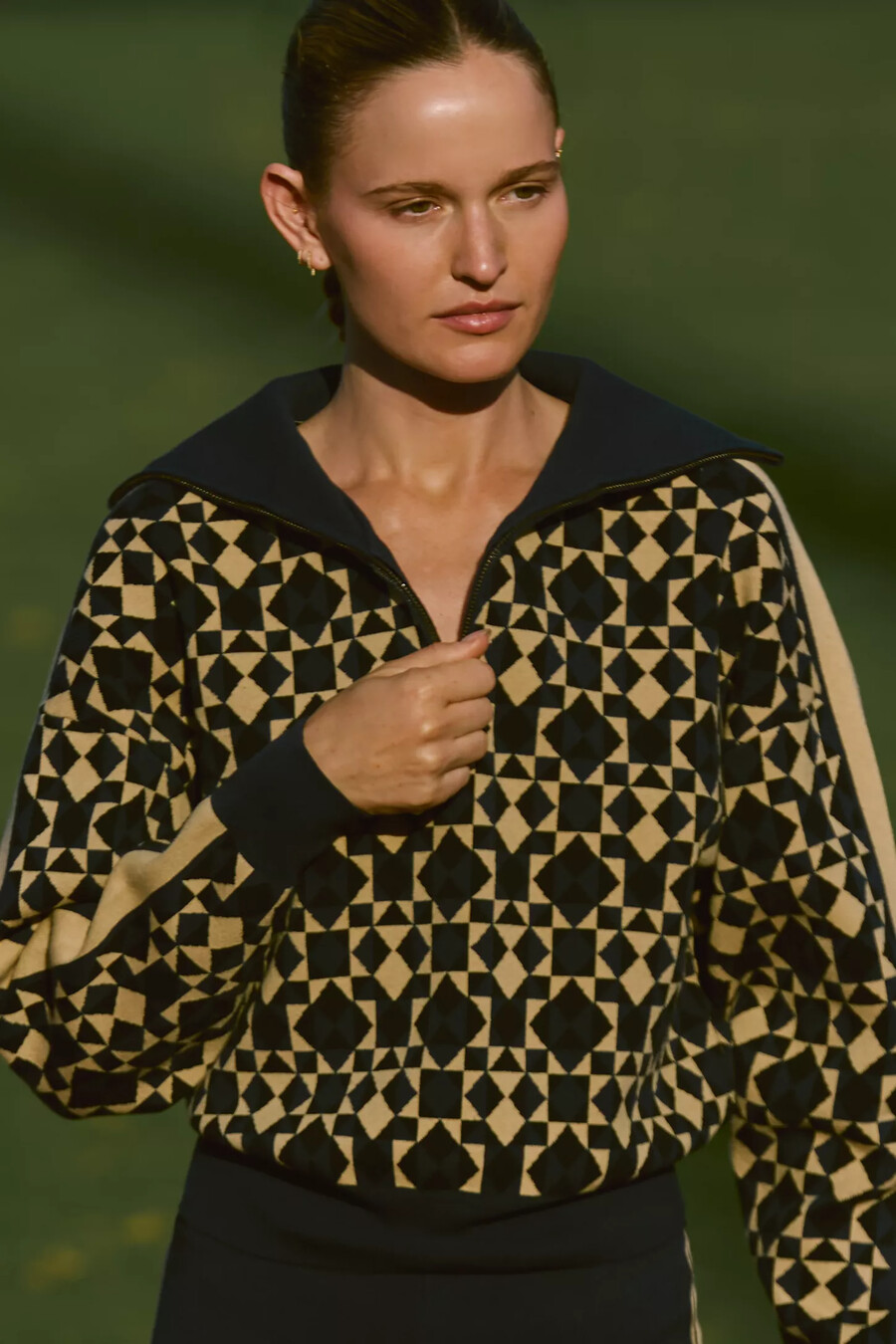maglione con mezza zip the upside kairo cosmo