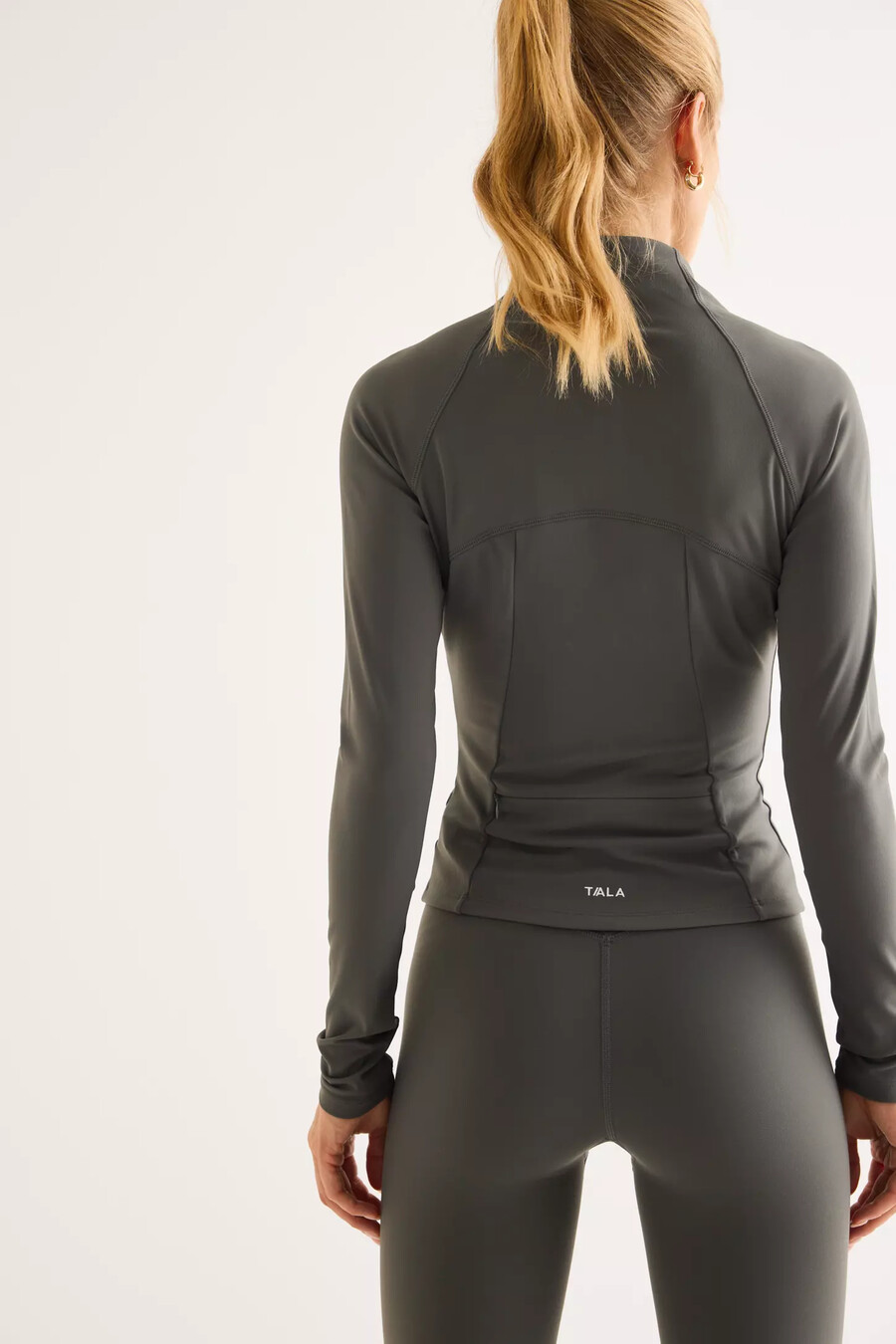 giacca da corsa con cerniera frontale tala dayflex