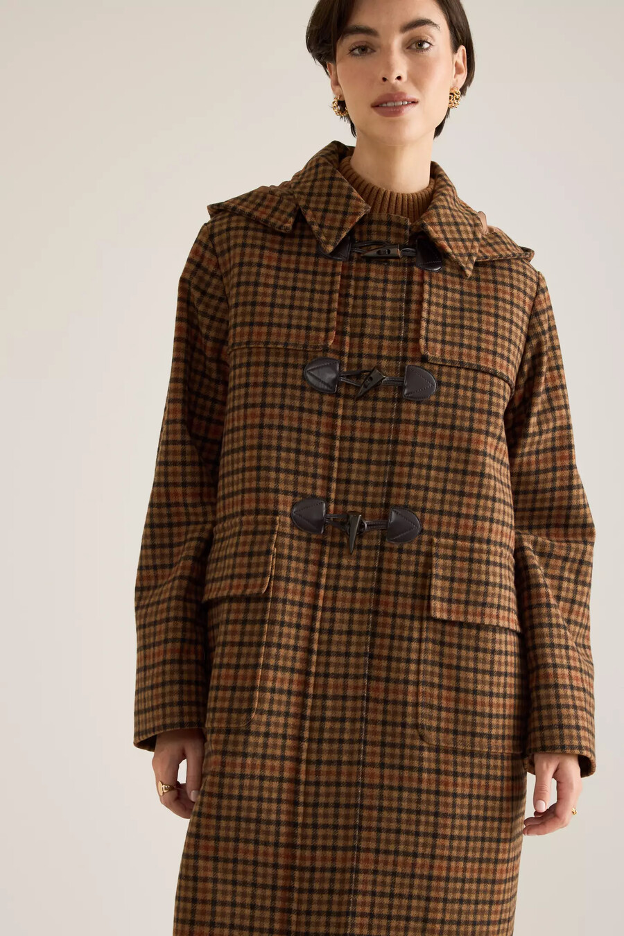 cappotto barbour melody check duffle