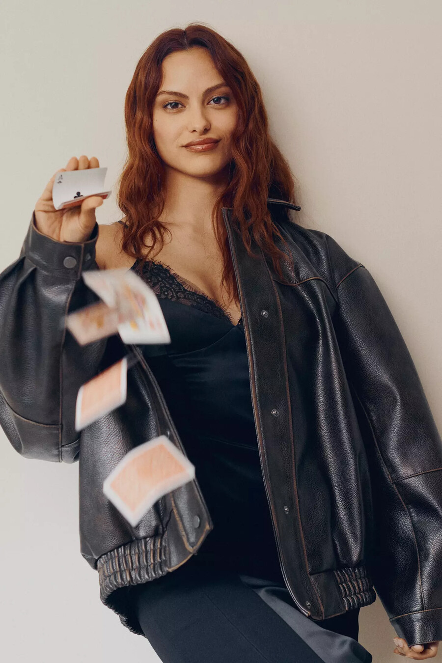 giacca in similpelle lavata oversize pilcro