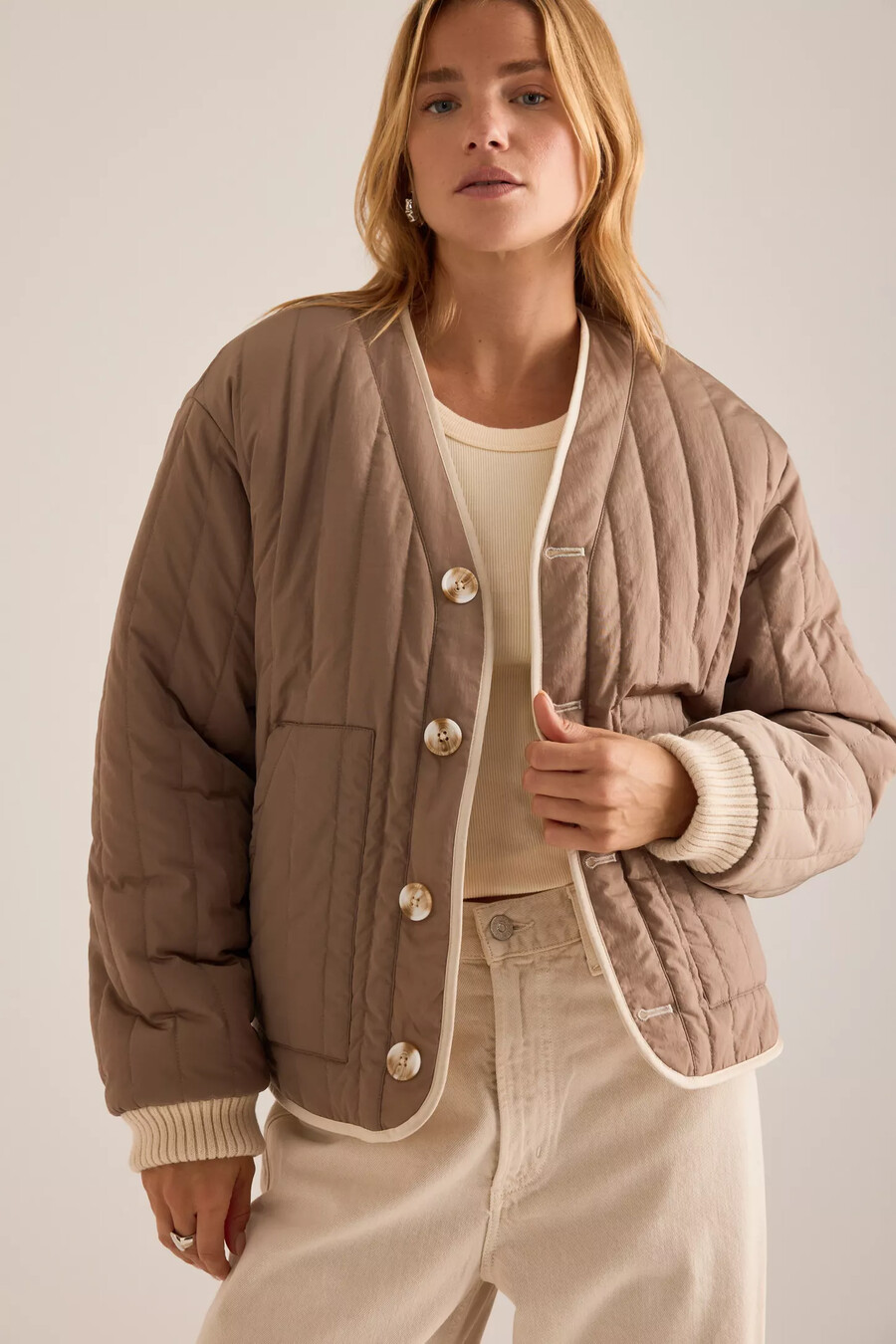 giacca reversibile varley drew