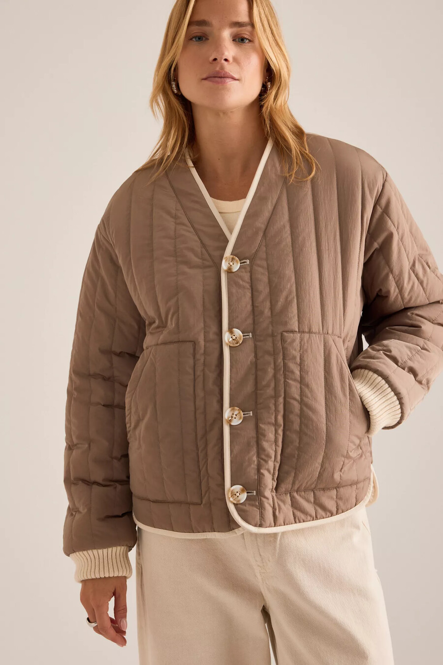 giacca reversibile varley drew