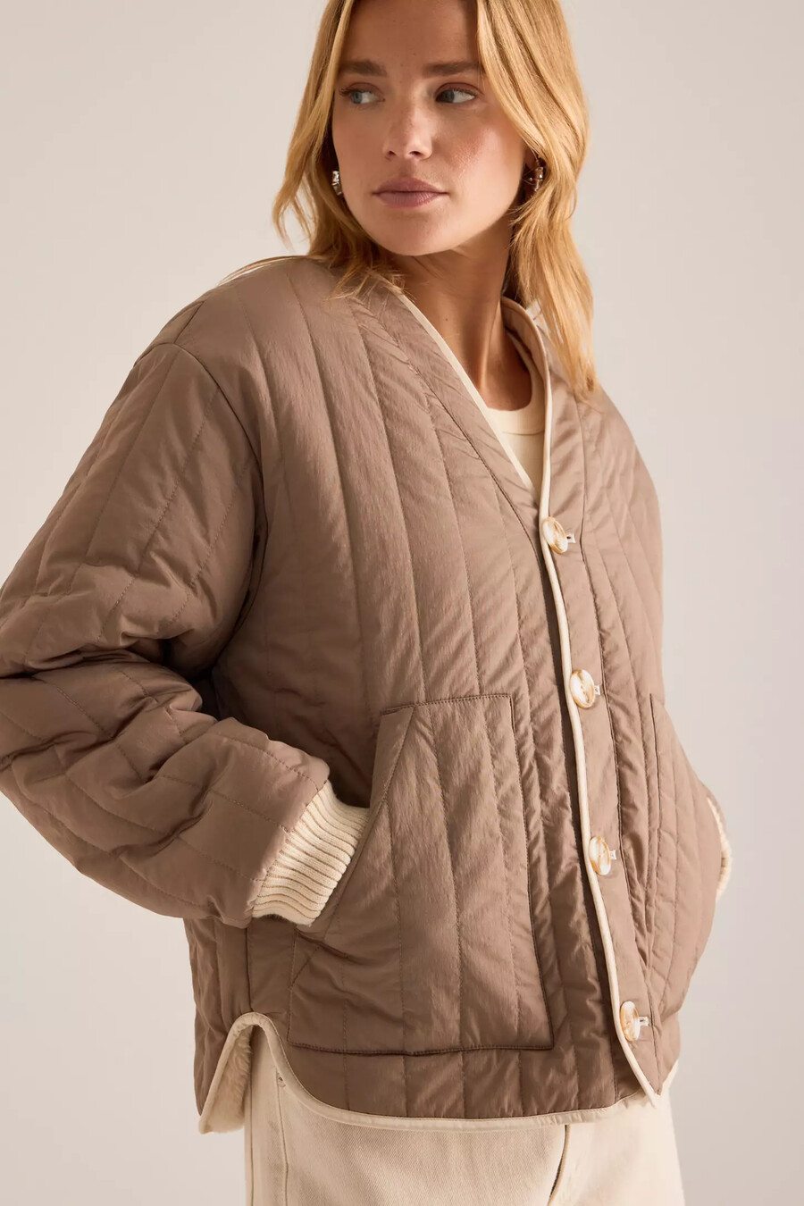 giacca reversibile varley drew