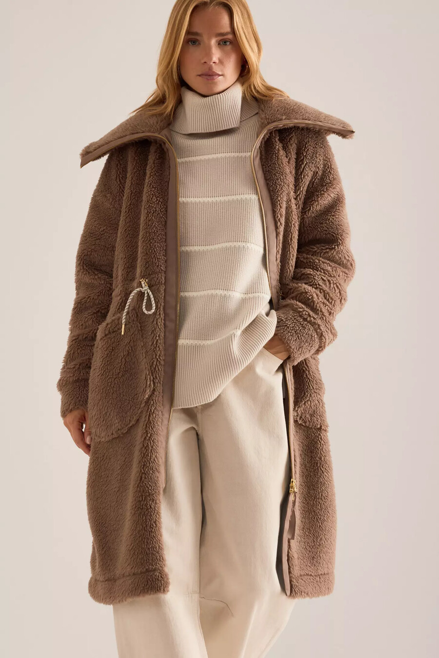 cappotto varley logan sherpa