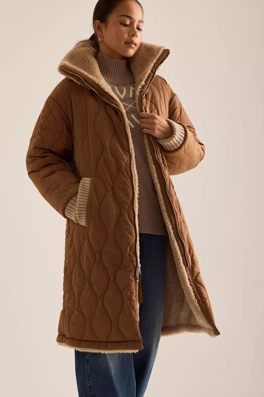 cappotto reversibile varley theia