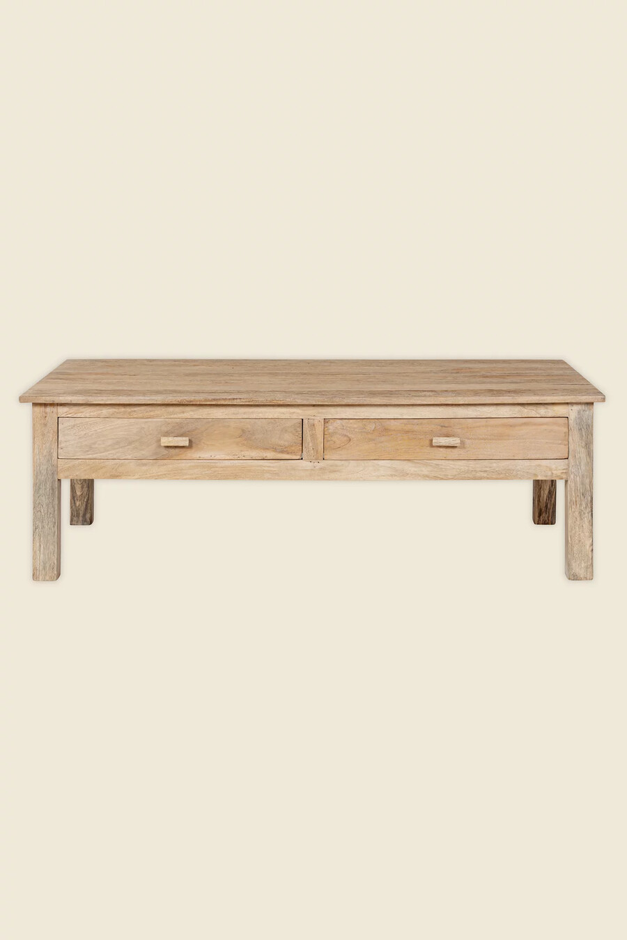 tavolino da caffè nkuku laali in legno di mango scanalato