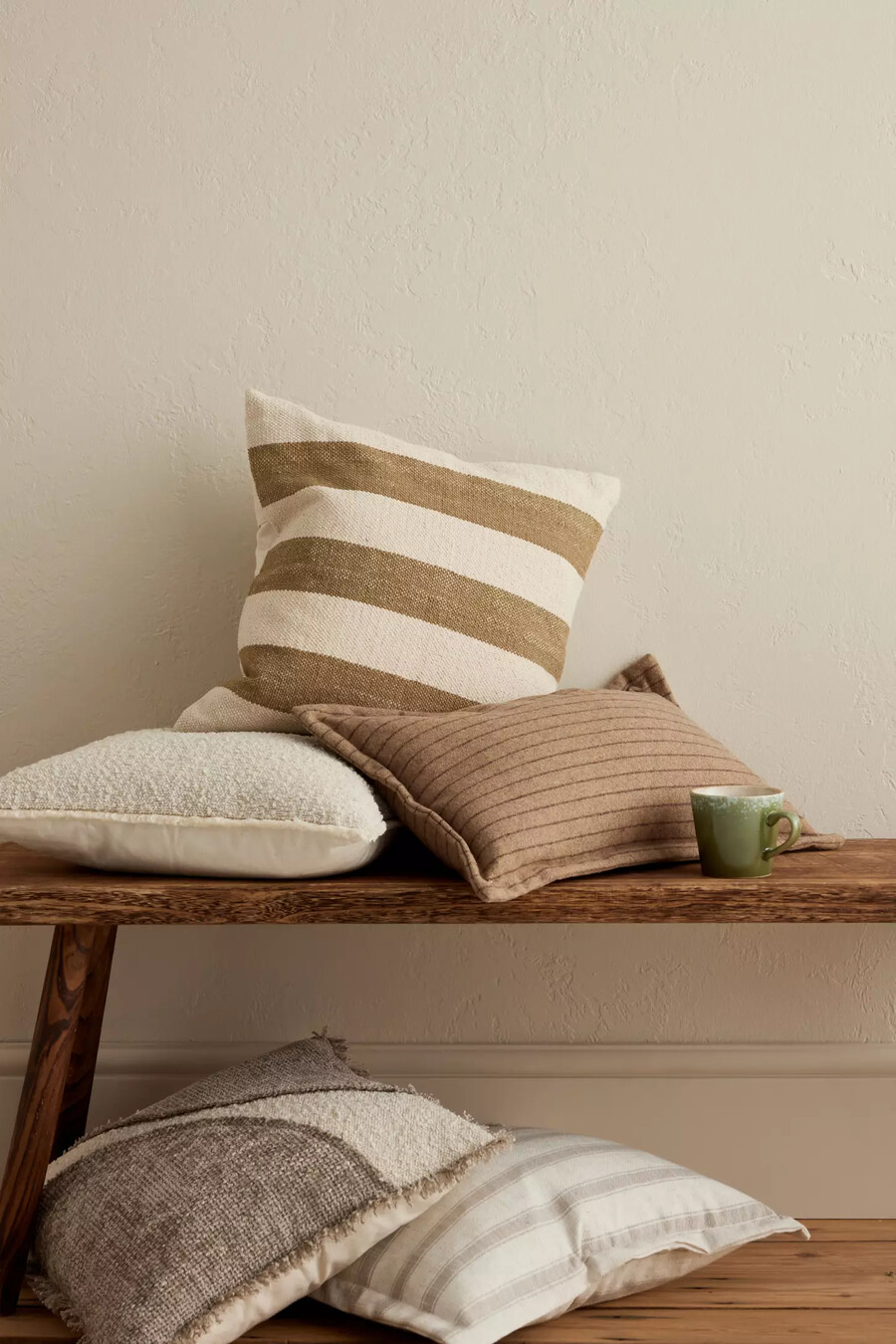 cuscino con frange sienna di ellenvale interiors