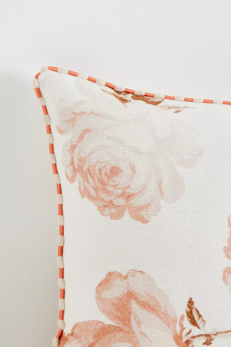 cuscino floreale stampato in cotone maeve