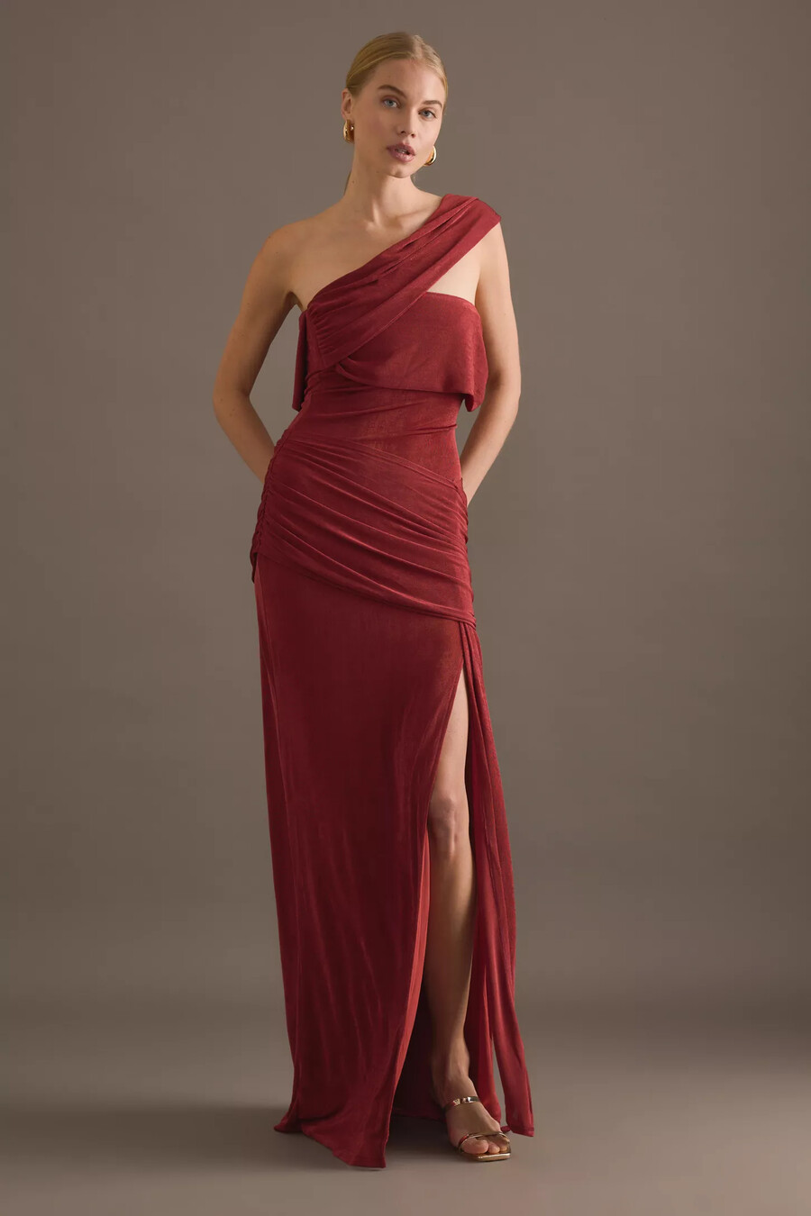 tojha addonia wrap maxi dress