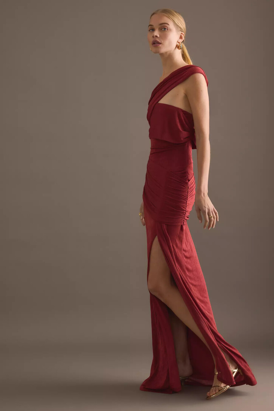 tojha addonia wrap maxi dress