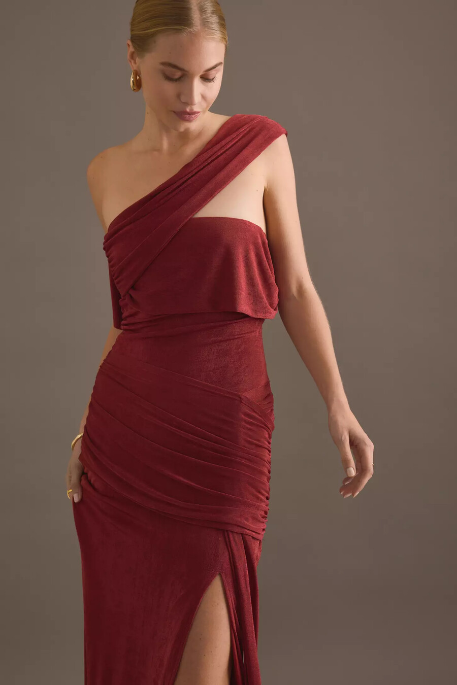 tojha addonia wrap maxi dress