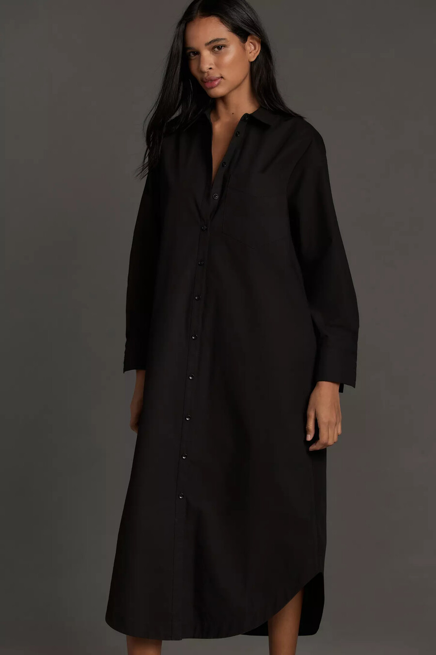 abito camicia a maniche lunghe di anthropologie