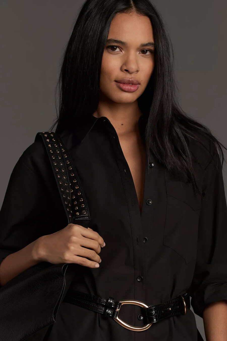 abito camicia a maniche lunghe di anthropologie