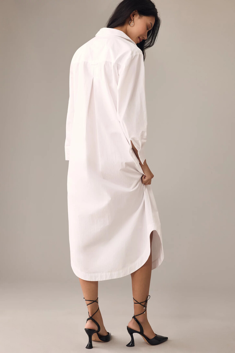 abito camicia a maniche lunghe di anthropologie