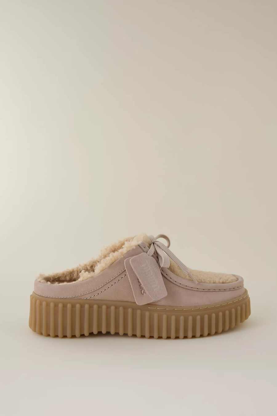 mules torhill in shearling clarks